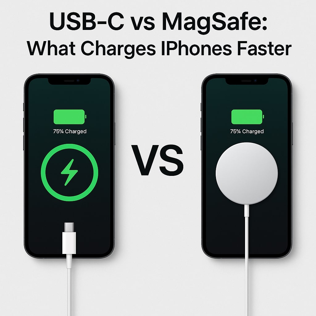USB C vs MagSafe What Charges iPhones Faster