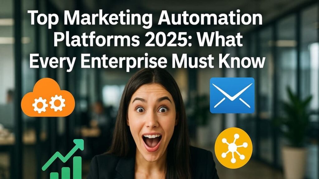Marketing professionals reviewing reports generated by the best Marketing Automation Platforms 2025