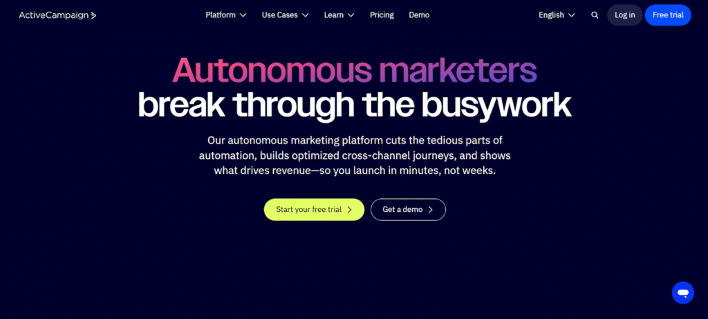 Klaviyo logo alongside other popular email automation platforms like Mailchimp and Omnisend