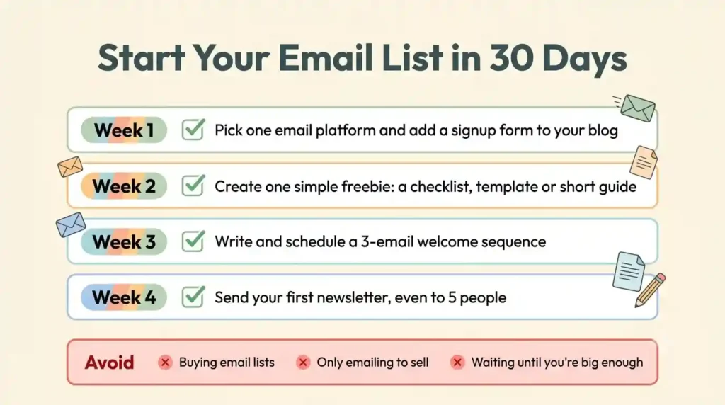 30-day-plan-to-start-a-blog-email-list-week-by-week-with-three-common-mistakes-to-avoid
