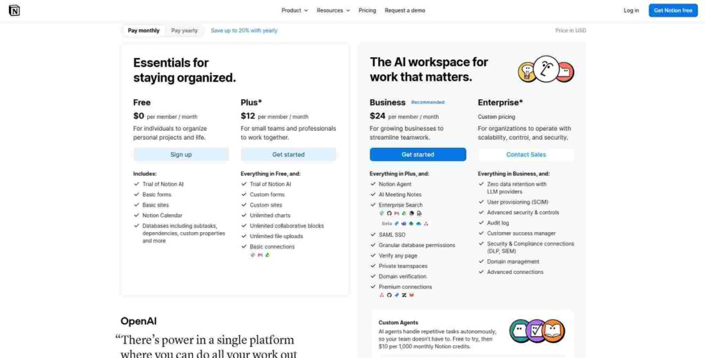 Notion AI writing feature inside document editor